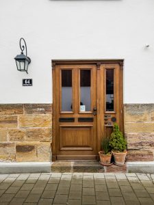 Door of a building